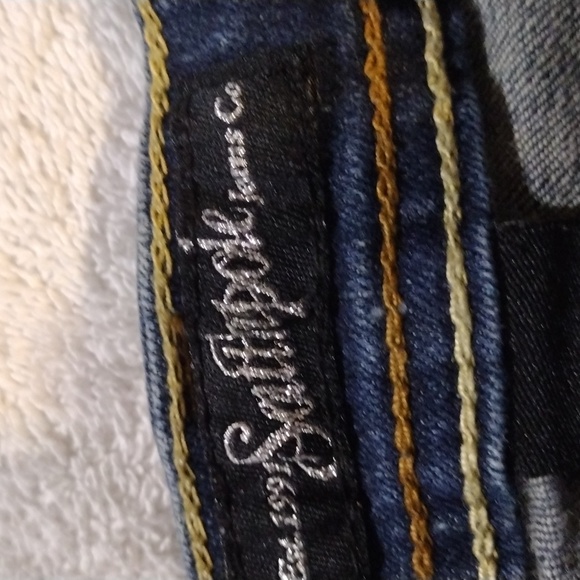 South Pole vintage embroidered junior size 3x26”L  jean cuffed - Picture 5 of 14